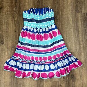 Vineyard Vines Carolina Stripe Strapless Dress Sz 0